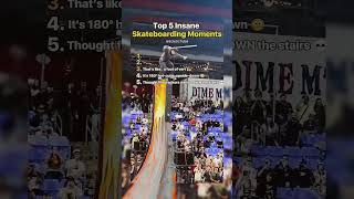 Top 5 Insane Skate Tricks Caught on Camera #skateboarding #shorts #sports