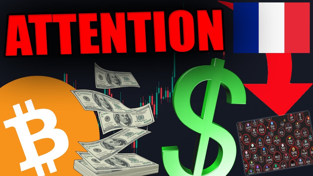 CRASH DU BITCOIN & DES ALTCOINS... URGENCE...