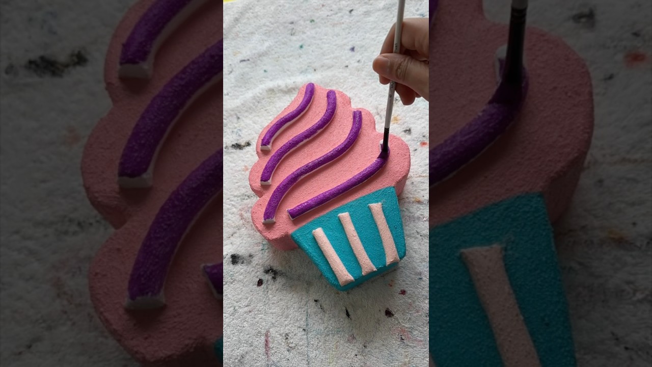 Strawberry cupcake sculpture! 