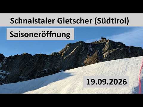 Schnalstal: Ski-Opening am 19.09.2026
