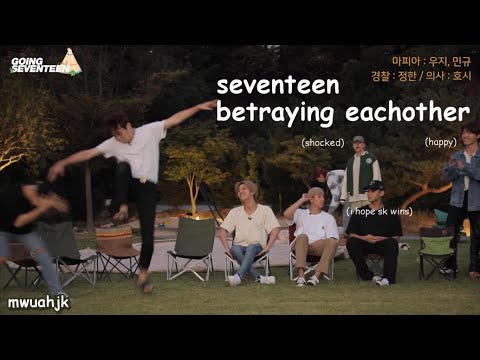 seventeen playing mafia (aka seventeen betraying each other) eng sub