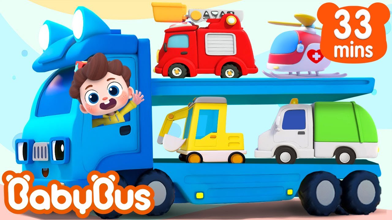 Gia đình ngón tay xe công trình | Eeny meeny miny moe | Nhạc thiếu nhi vui nhộn | Yes! Neo | BabyBus