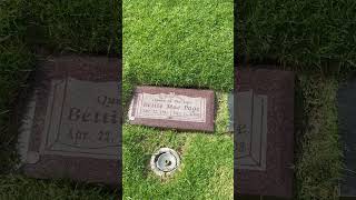 Bettie Page Buried Next to Sam The Butcher? #bradybunch #pinupmodel #shorts