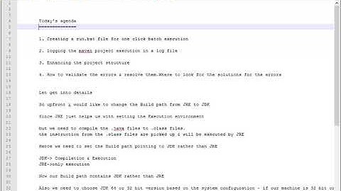 Selenium Batch execution file creation