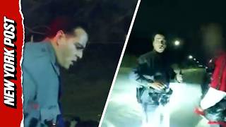 Moment SUV SLAMS into State Trooper During Traffic Stop