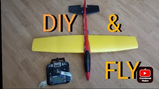 Lidl RC glider - plane, super cool! How to build & fly.