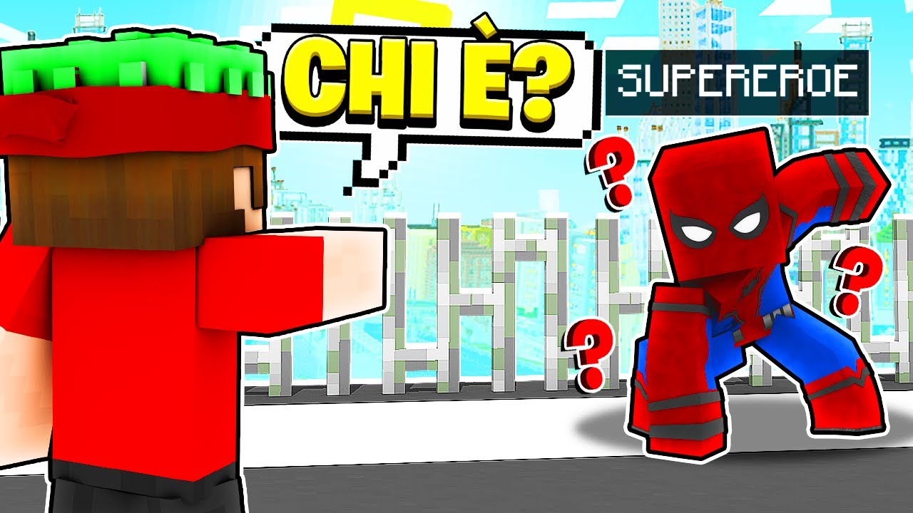 INDOVINA CHI E' QUESTO SUPEREROE?🦸‍♂️su MINECRAFT