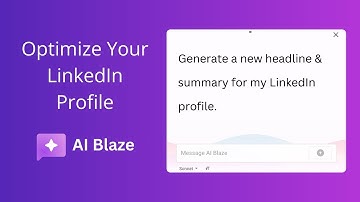 How to optimize your LinkedIn profile & generate headlines/summaries with AI Blaze