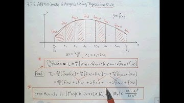 7.7.2 Approximate Integral Using Trapezoidal Rule