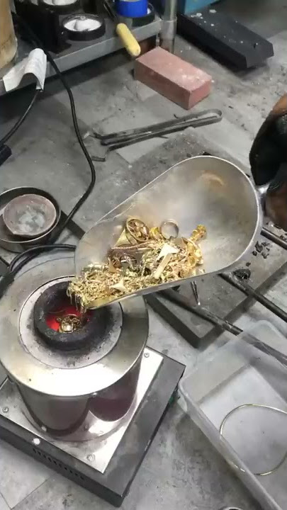 The Making of a Gold Bar! #Shorts