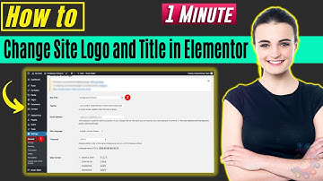 How to change site logo and title in elementor 2026