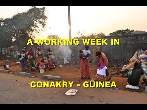 A Working Week on Construction Site in Conakry, Guinea