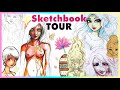 Sketchbook tour from 2004 to 2021