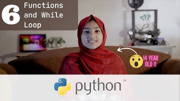 Python Beginners Tutorial For Children 6: Working with Functions and While Loop.