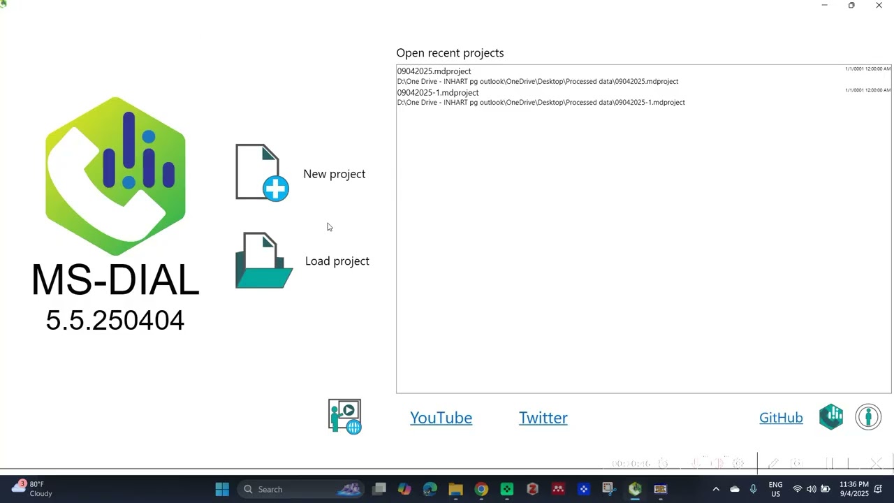 How to analyse your LCMS data using mzml converter and MS DIAL