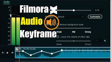 How to Add Audio Keyframe in Filmora X | AUDIO KEYFRAME IN FILMORA X