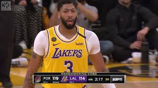 Final Minutes, Portland Trail Blazers vs Los Angeles Lakers | 01\/31\/20 | Smart Highlights