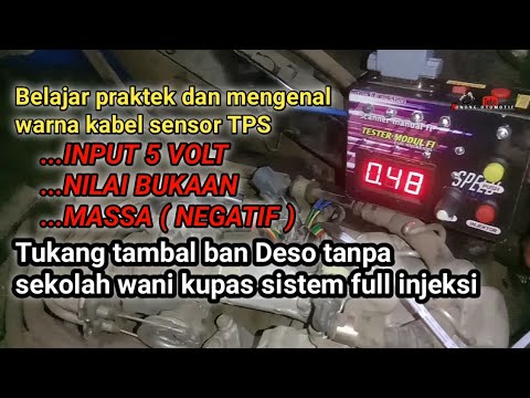 belajar dasar praktek fungsi dan kerja sensor TPS dan kerusakannya