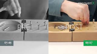 Before/After recoveriX - stroke - 9HPT - ST16