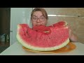 МУКБАНГ 🍽 СЛАДЕНЬКИЙ АРБУЗ 🍉С ХЛЕБОМ 🍞 MUKBANG 💥 sweet watermelon 🍉 with bread 🍞 ASMR