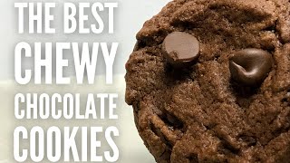 Double Chocolate Cookies - Easy double chocolate chip cookie recipe