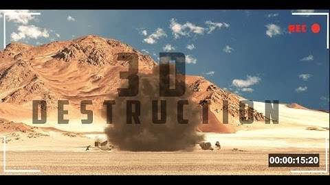 Opsrey_ Crash[ 3DS MAX / rayfire /fumefx ] HD 1080p