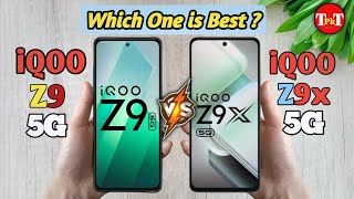 iQOO Z9 5G vs IQOO Z9x 5G Full Comparasion। IQOO z9x vs IQOO z9 Which One is Best ? #Comparasion