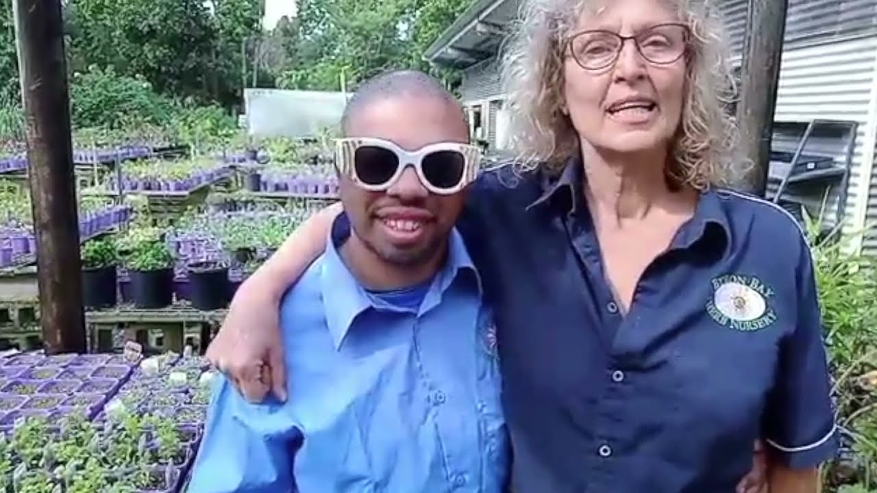 Lee at Byron Herb Nursery