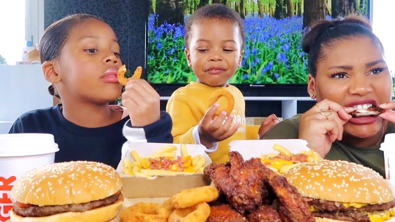 BURGER KING MUKBANG | morfales en action..