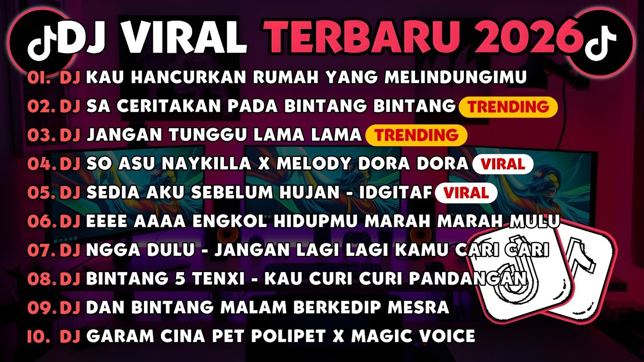 DJ TIKTOK TERBARU 2026🎵DJ KAU HANCURKAN RUMAH YANG MELINDUNGIMU🎵DJ SA CERITAKAN PADA BINTANG BINTANG