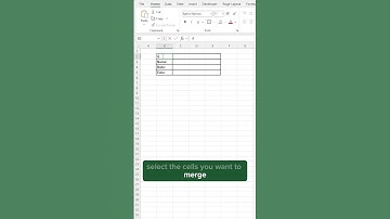 Stop Merging Cells Manually! Try This Excel Shortcut for Faster Formatting!  #excel #shorts