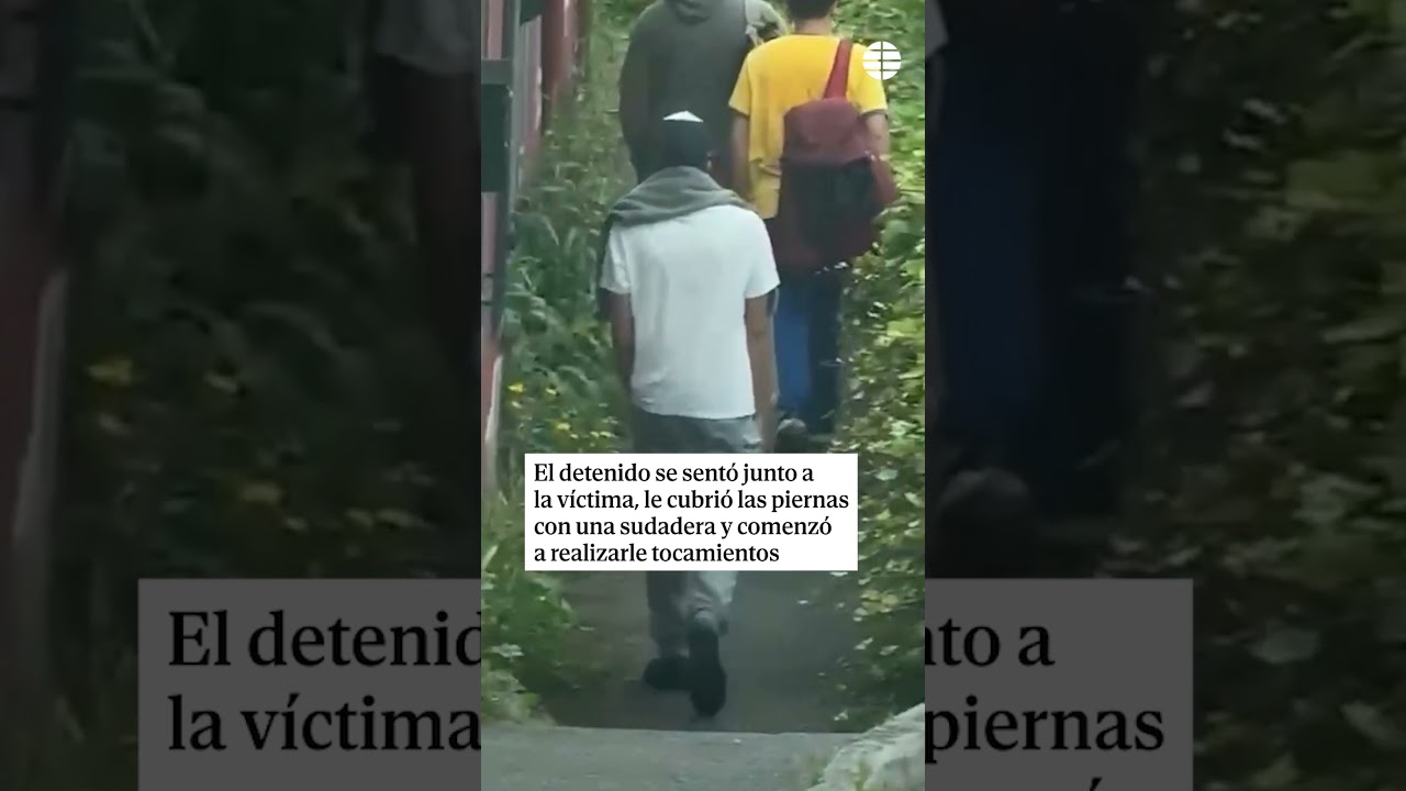 Graba al hombre que la agredió sexualmente en un bus en Galicia: "¡Me metió mano!" #shorts #galicia