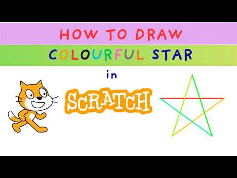 How to Make a Star in Scratch | Easy Scratch Coding Project #scratch #scratchcoding