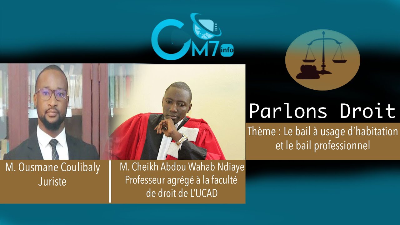 Parlons Droit - Thème : Le bail à usage d'habitation et le bail professionnel.