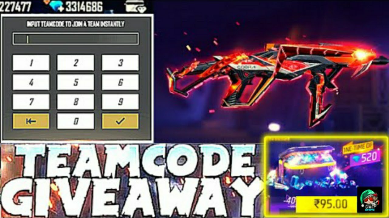 FREE FIRE LIVE TEAM CODE GIVEAWAY || REDEEM CODE GIVEAWAY LIVE || FF ...