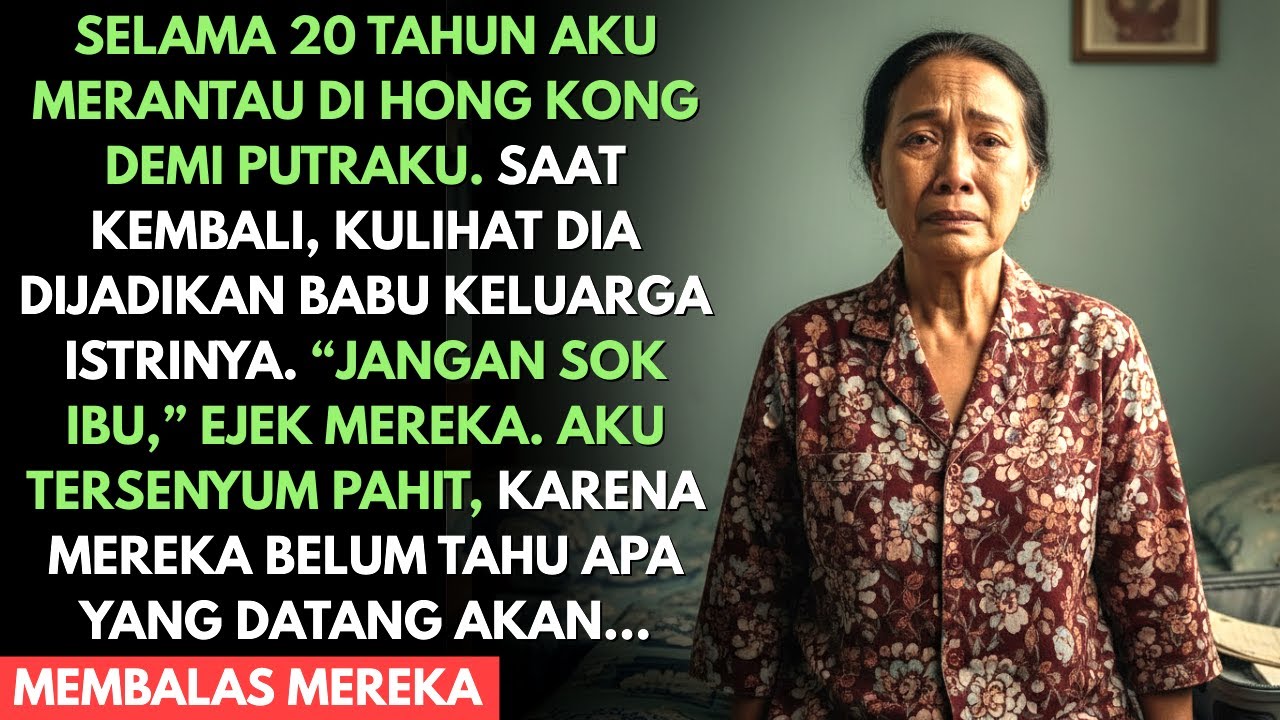 20 TAHUN JADI TKI DEMI ANAK, PULANG MALAH LIHAT DIA JADI BABU KELUARGA ISTRINYA...