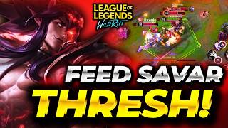 THRESHLE RAKİBE EZİYET ETTİM!!!/ WILD RIFT THRESH GAMEPLAY