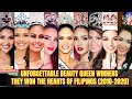 Unfogettable Moments of BEAUTY QUEEN WINNERS THEY WON THE HEARTS OF FILIPINOS (2010-2020)