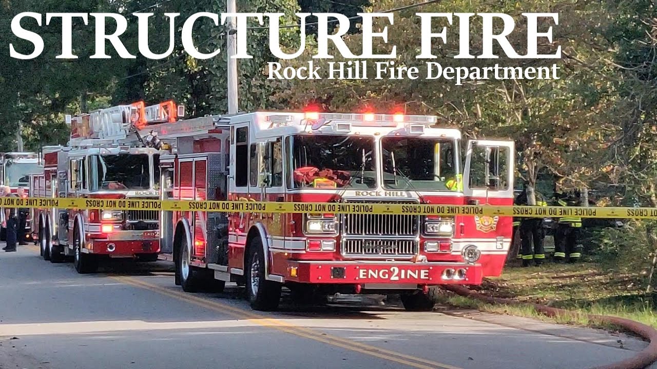 Rock Hill SC STRUCTURE FIRE Entrapment CRIME SCENE Fatality Mother Charged With Arson