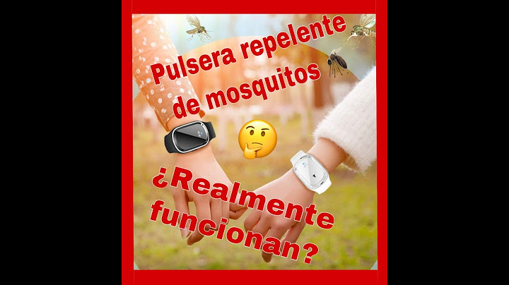 pulsera repelente de mosquitos.  🤨