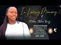 IN LOVING MEMORY OF SHILUVA TRACCY MABASO IN LOVING MEMORY OF SHILUVA TRACCY MABASO