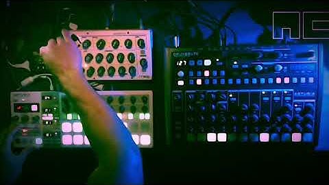 Moog Minitaur + Arturia Beatstep Pro & Drum brute