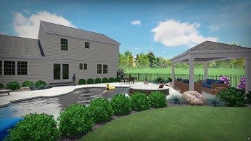 3d pool design by Monogram Custom Pools in Lehigh and Bucks County, PA