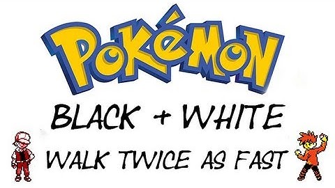 Pokemon Black and White - How To Walk Much Faster | Action Replay Codes