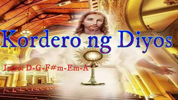 Kordero ng Diyos, Agnus Dei quitollis Chords + Lyrics