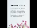 Matthew 22:37-39