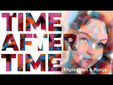 Time After Time - TripleXMen & Ronja (Cyndi Lauper Cover & Lyrics) | Modern Synthwave