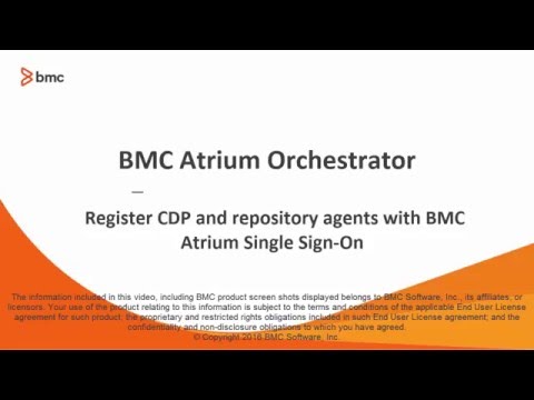 Registering BMC Atrium Orchestrator as an agent in BMC Atrium Single Sign-On