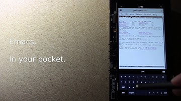 Runs on Librem 5, Day 9 - GNU Emacs