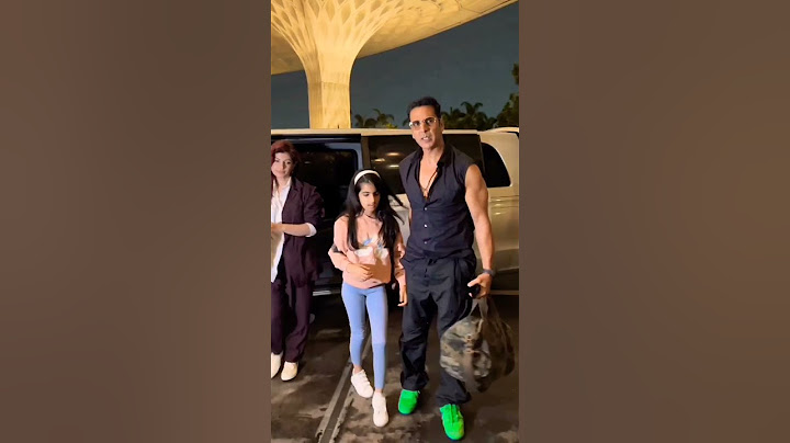 Akshay Kumar with Wife Twinkle Khanna and Daughter Nitara Spotted Airport #akshaykumar
